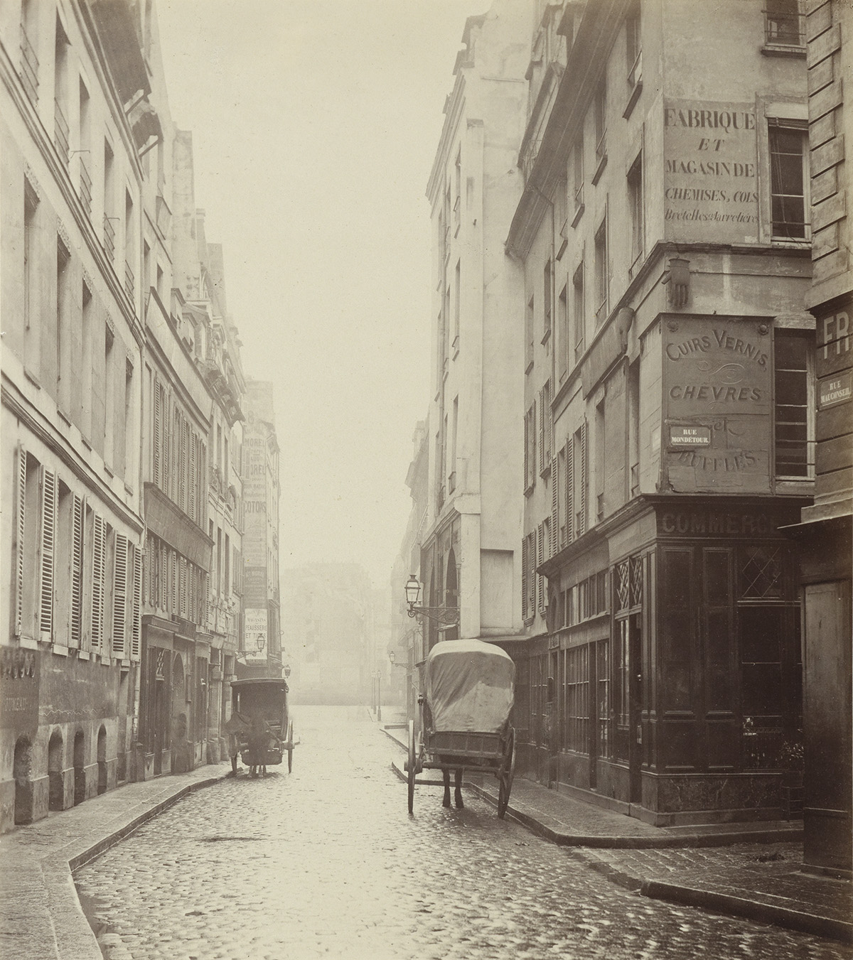 CHARLES MARVILLE (1813-1879) Rue Mauconseil, Paris.